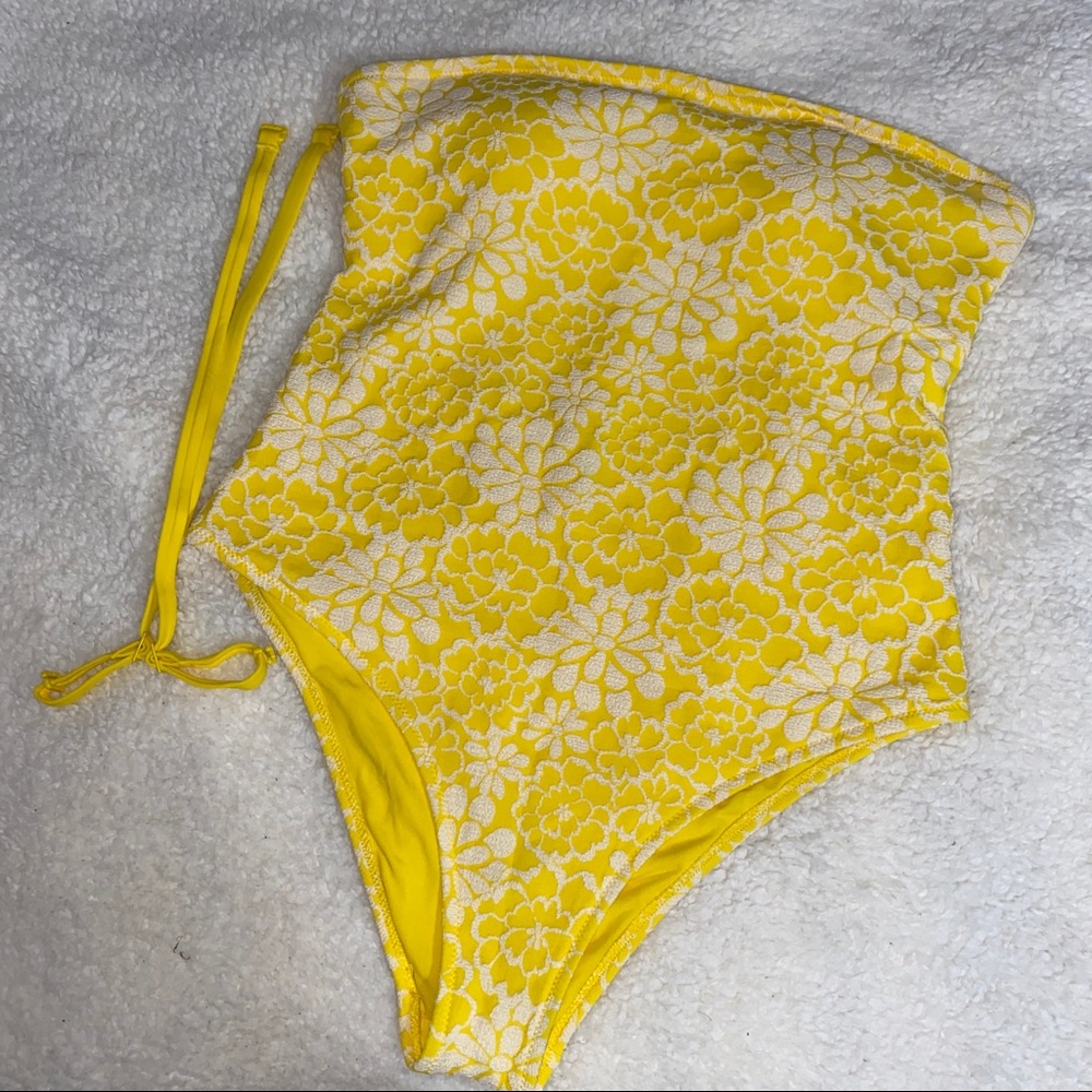 Yellow Flower One-Piece